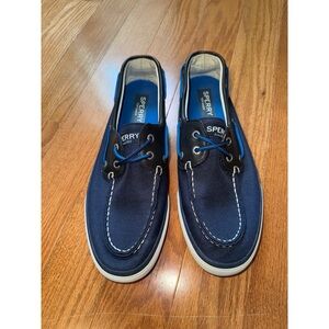 Sperry Men's Navy and Black Boat Shoes